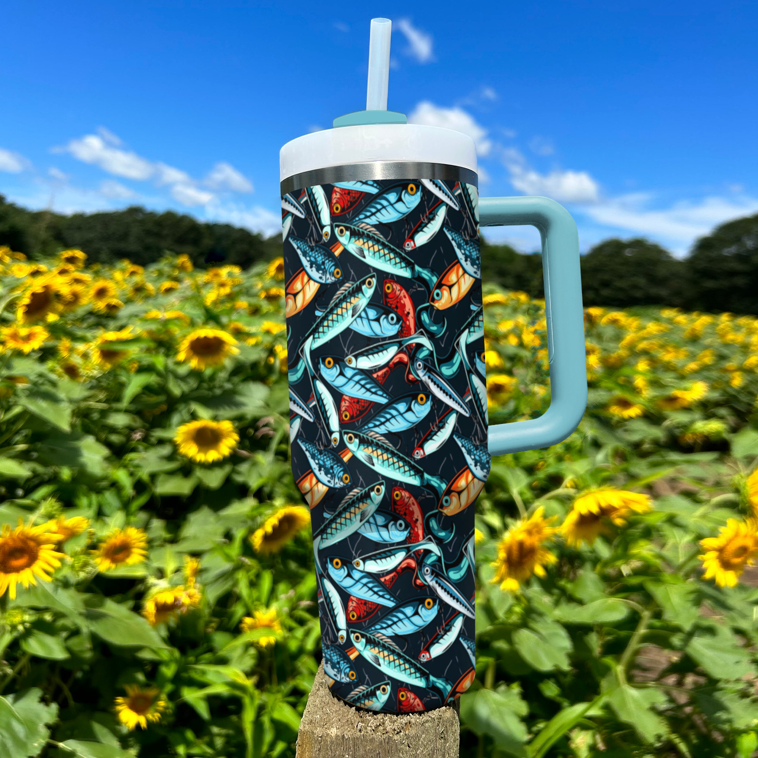 Fishing bait Custom Stanley Cup 40 oz 30 oz Tumbler With HandleTVC2301730