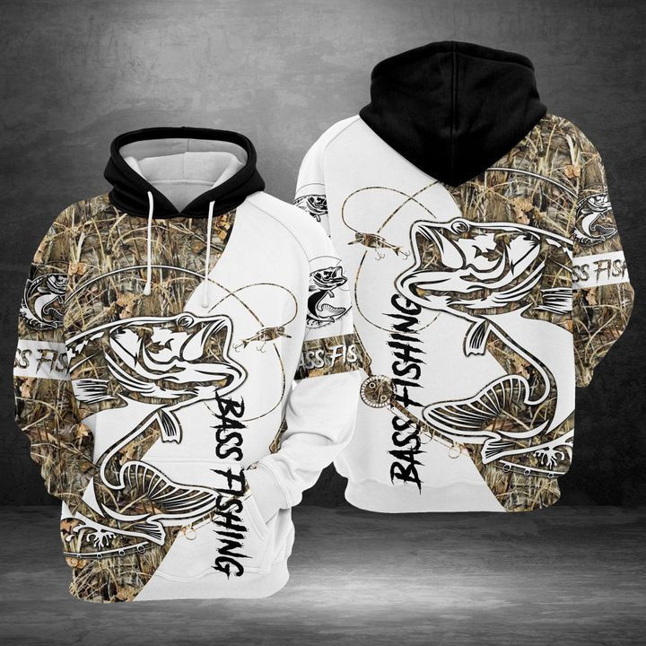 Fishing Bass 3D All Over Print Hoodie, Zip Hoodie