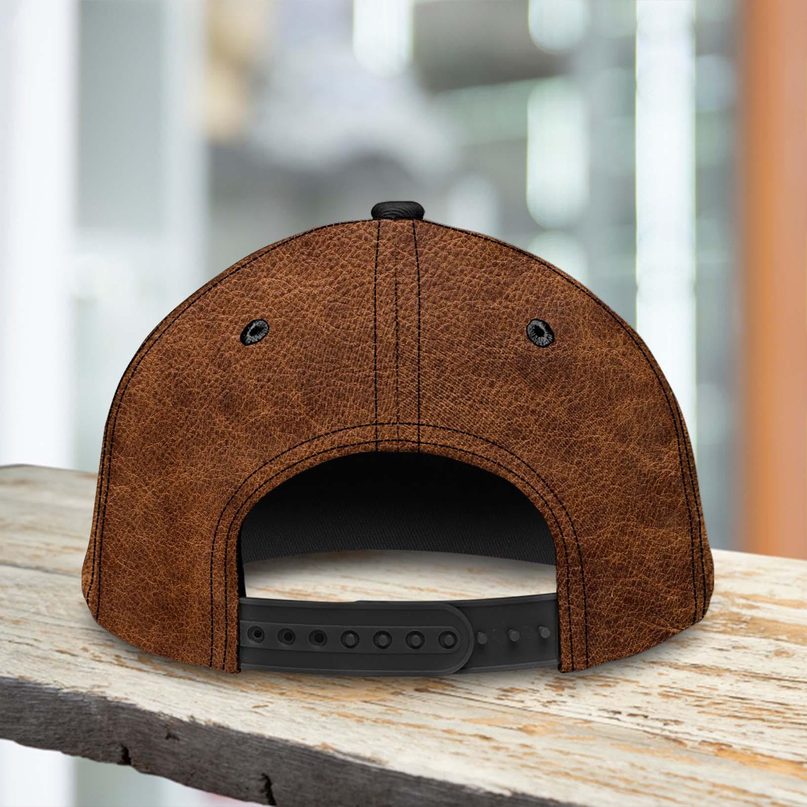 Fishing Brown Lines Personalized Cap, Personalized Gift for Fishing Lovers Trucker Hats Custom Hats Gifts For Men & Women