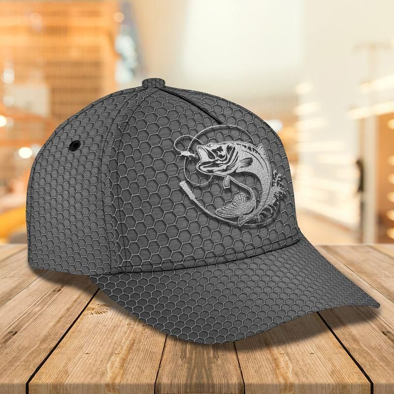Fishing Classic Cap Baseball Cap For Fishing Lovers Trucker Hats Custom Hats Gifts For Men & Women