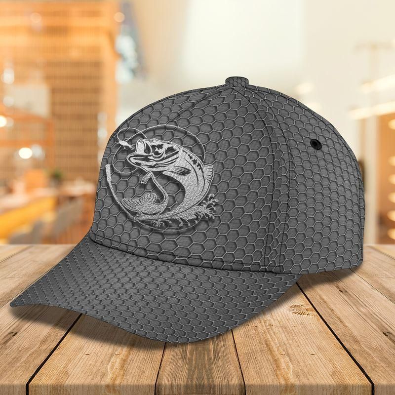 Fishing Classic Cap Baseball Cap For Fishing Lovers Trucker Hats Custom Hats Gifts For Men & Women