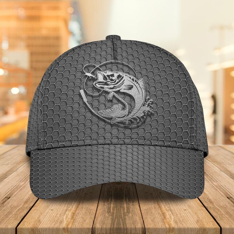 Fishing Classic Cap Baseball Cap For Fishing Lovers Trucker Hats Custom Hats Gifts For Men & Women