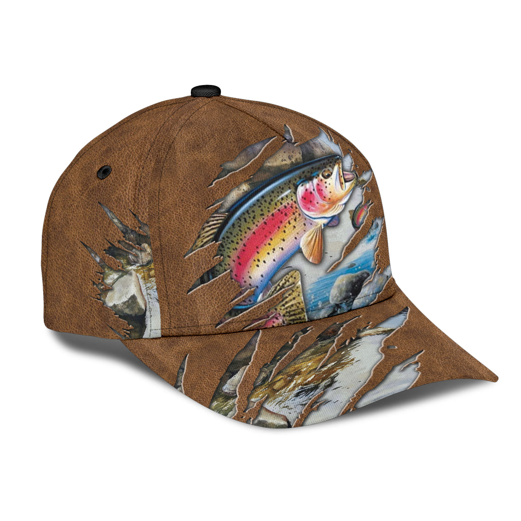 Fishing Classic Cap, Gift for Fishing Lovers Trucker Hats Custom Hats Gifts For Men & Women