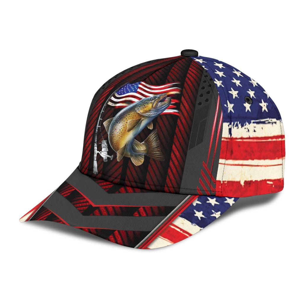 Fishing Classic Cap, Gift for Fishing Lovers Trucker Hats Custom Hats Gifts For Men & Women