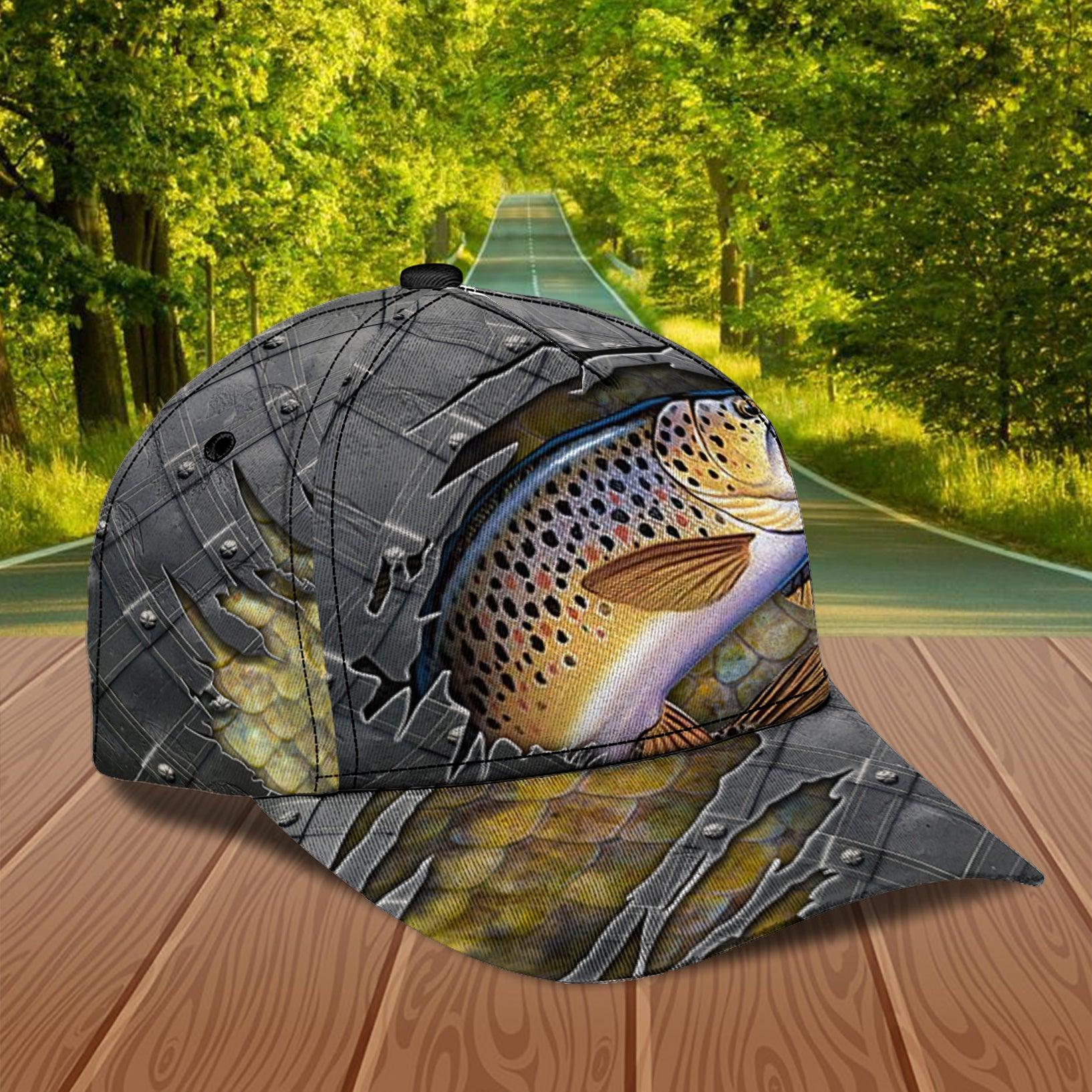 Fishing Classic Cap, Gift for Fishing Lovers Trucker Hats Custom Hats Gifts For Men & Women