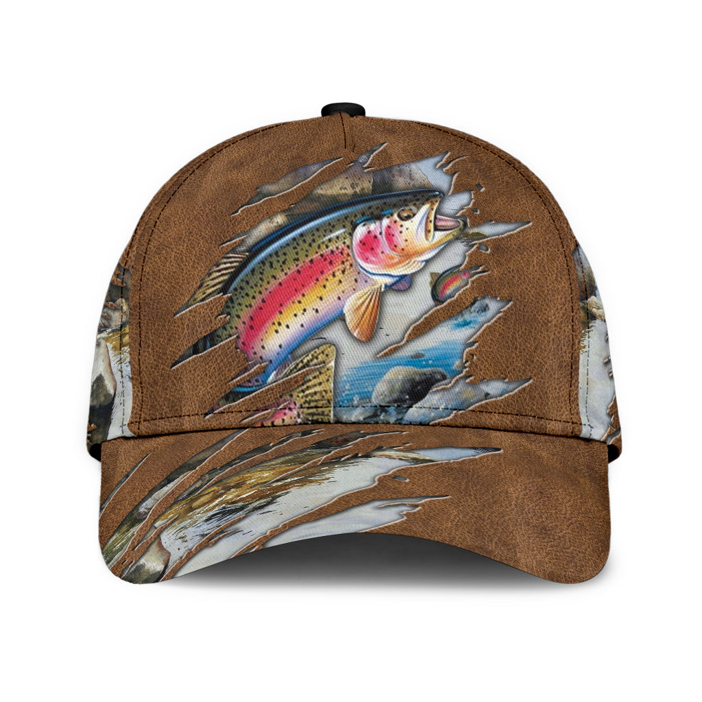 Fishing Classic Cap, Gift for Fishing Lovers Trucker Hats Custom Hats Gifts For Men & Women