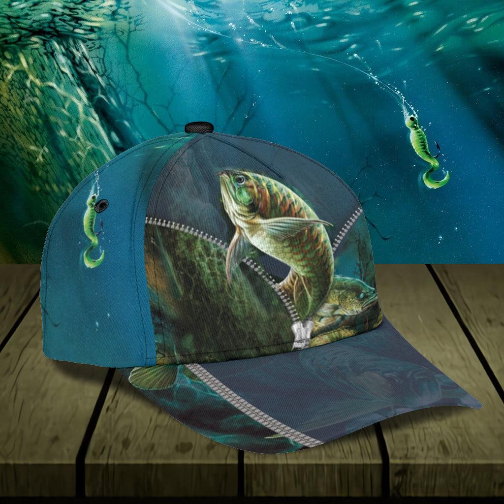 Fishing Classic Cap, Gift for Fishing Lovers Trucker Hats Custom Hats Gifts For Men & Women
