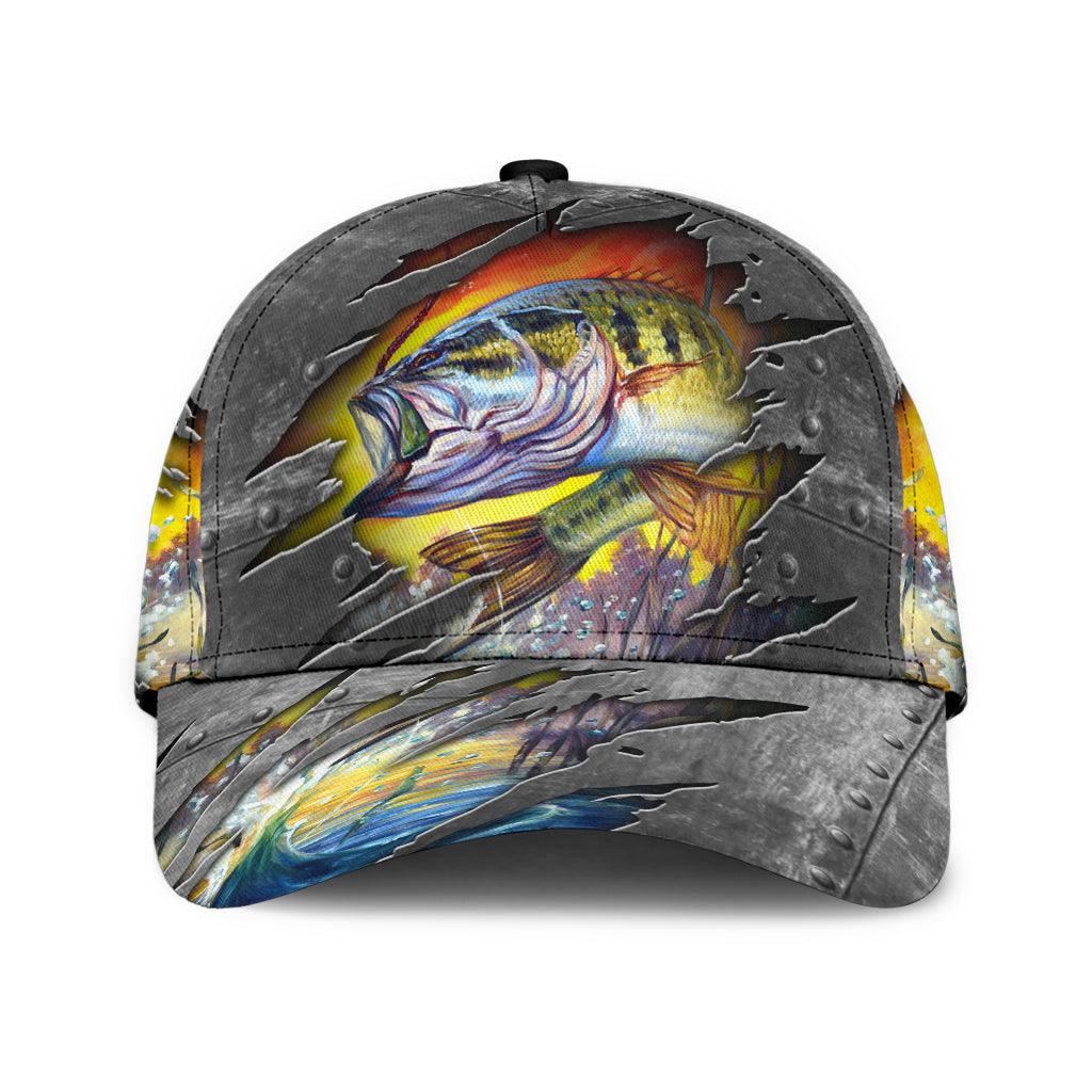 Fishing Classic Cap, Gift for Fishing Lovers Trucker Hats Custom Hats Gifts For Men & Women