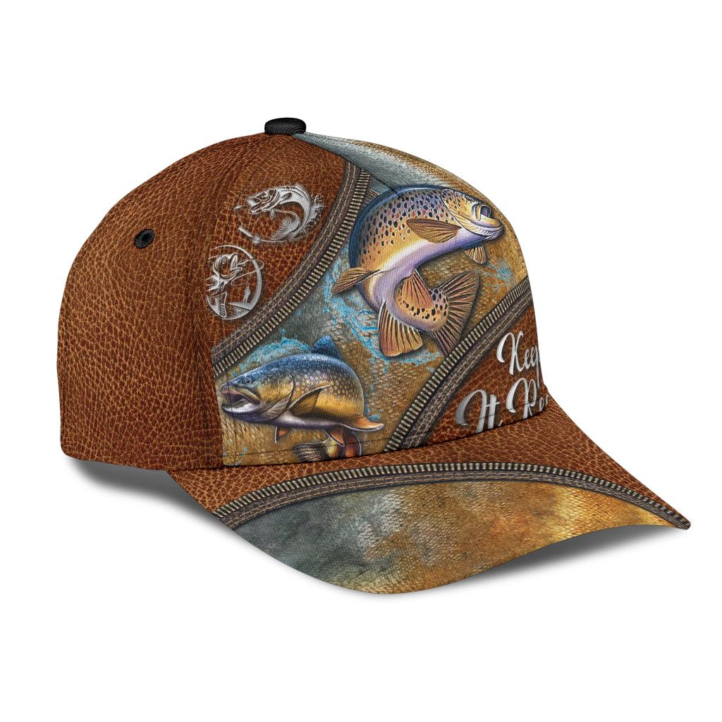 Fishing Classic Cap, Gift for Fishing Lovers Trucker Hats Custom Hats Gifts For Men & Women