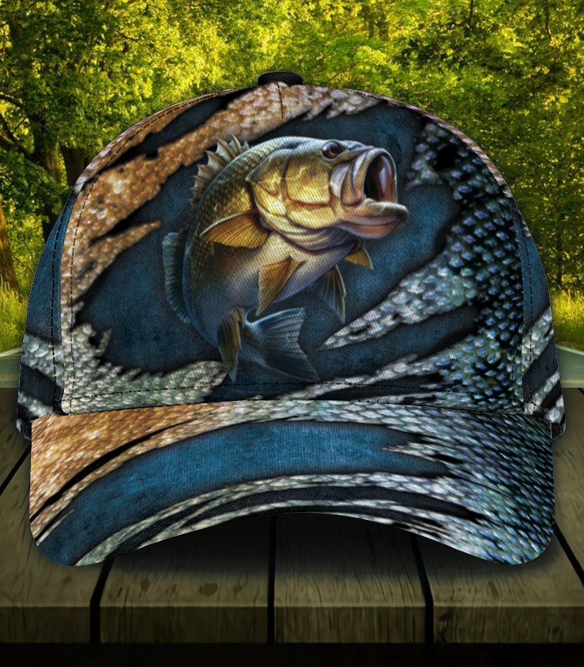 Fishing Classic Cap, Gift for Fishing Lovers Trucker Hats Custom Hats Gifts For Men & Women
