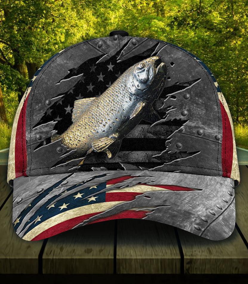 Fishing Classic Cap, Gift for Fishing Lovers Trucker Hats Custom Hats Gifts For Men & Women