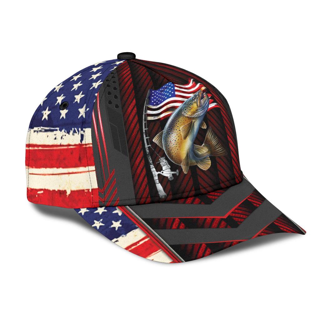 Fishing Classic Cap, Gift for Fishing Lovers Trucker Hats Custom Hats Gifts For Men & Women