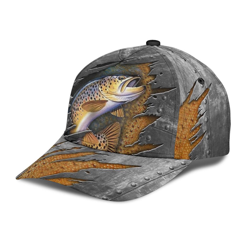 Fishing Classic Cap, Gift for Fishing Lovers Trucker Hats Custom Hats Gifts For Men & Women
