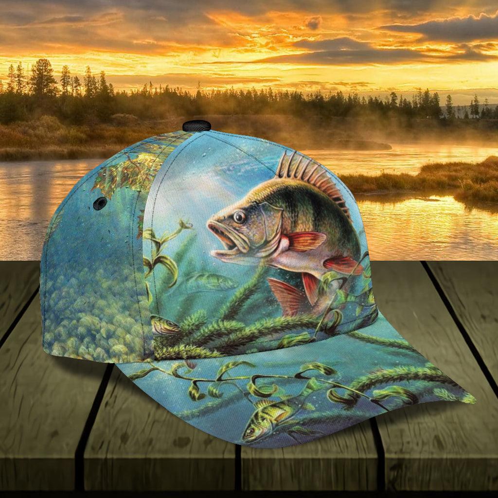 Fishing Classic Cap, Gift for Fishing Lovers Trucker Hats Custom Hats Gifts For Men & Women