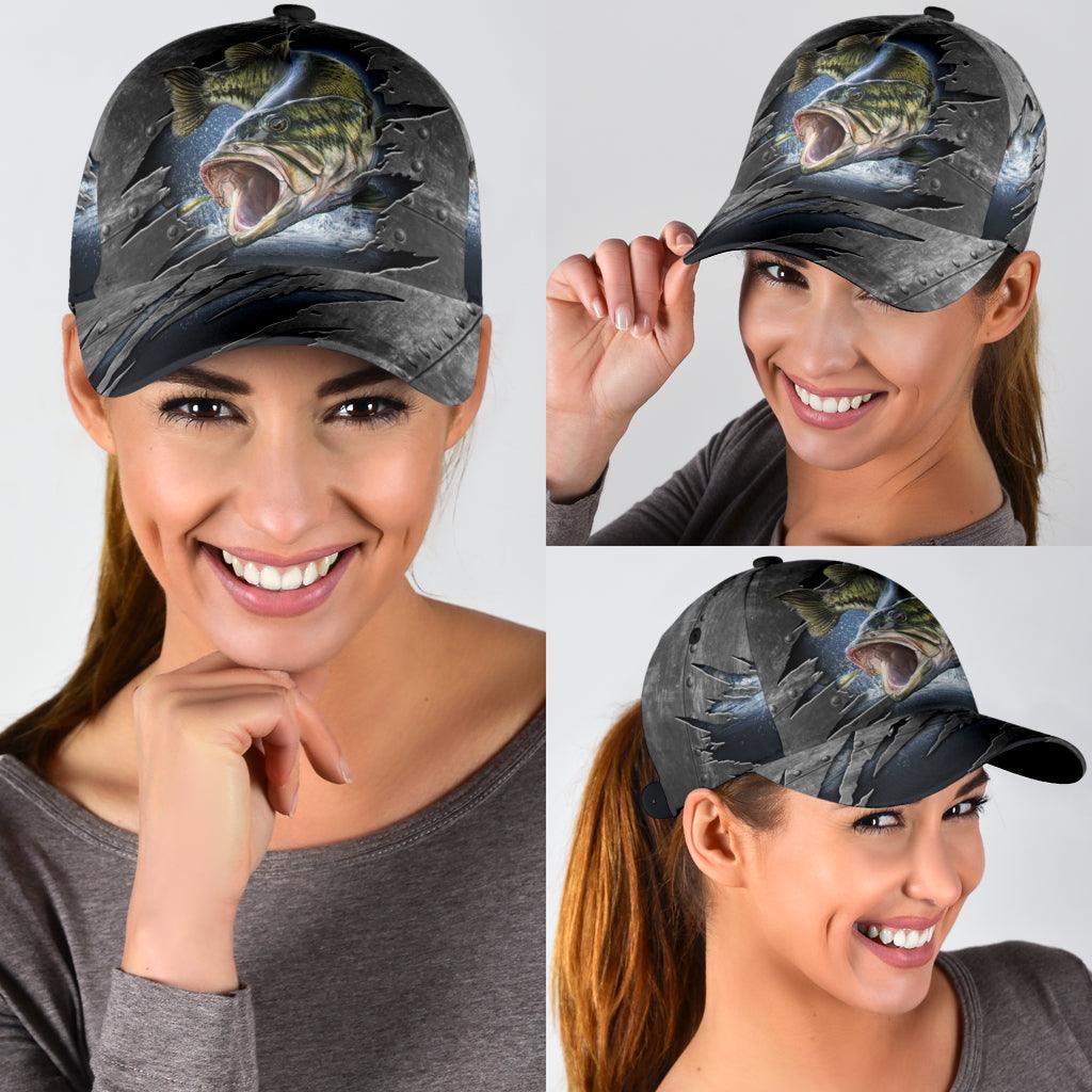 Fishing Classic Cap, Gift for Fishing Lovers Trucker Hats Custom Hats Gifts For Men & Women