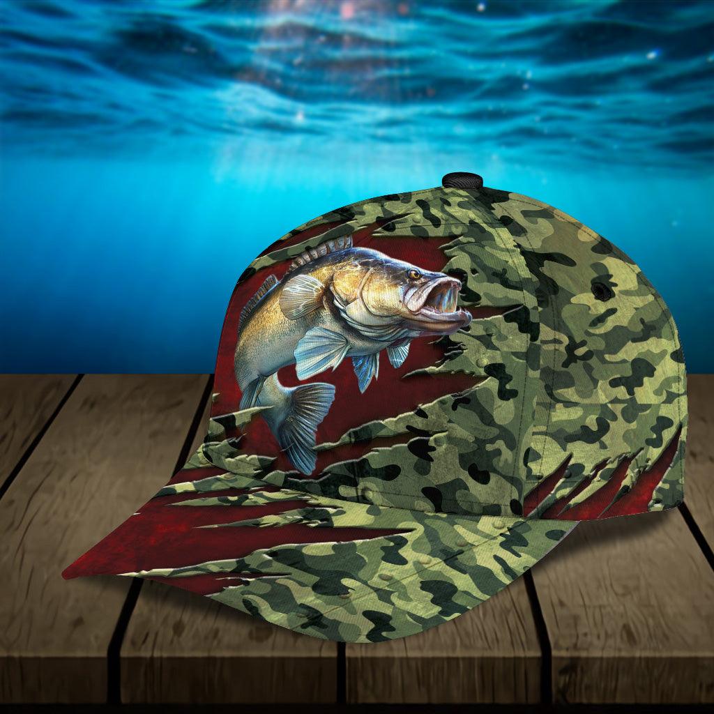 Fishing Classic Cap, Gift for Fishing Lovers Trucker Hats Custom Hats Gifts For Men & Women