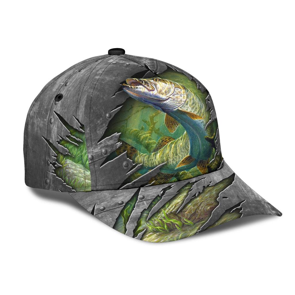 Fishing Classic Cap, Gift for Fishing Lovers Trucker Hats Custom Hats Gifts For Men & Women