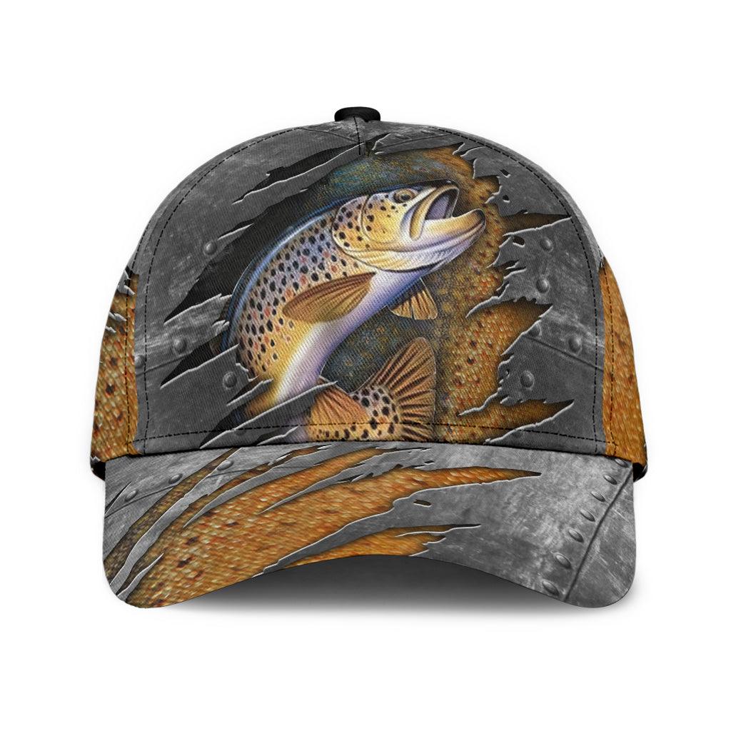 Fishing Classic Cap, Gift for Fishing Lovers Trucker Hats Custom Hats Gifts For Men & Women