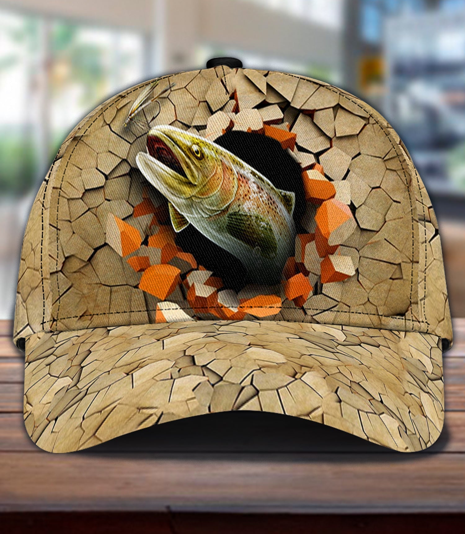 Fishing Classic Cap, Gift for Fishing Lovers Trucker Hats Custom Hats Gifts For Men & Women