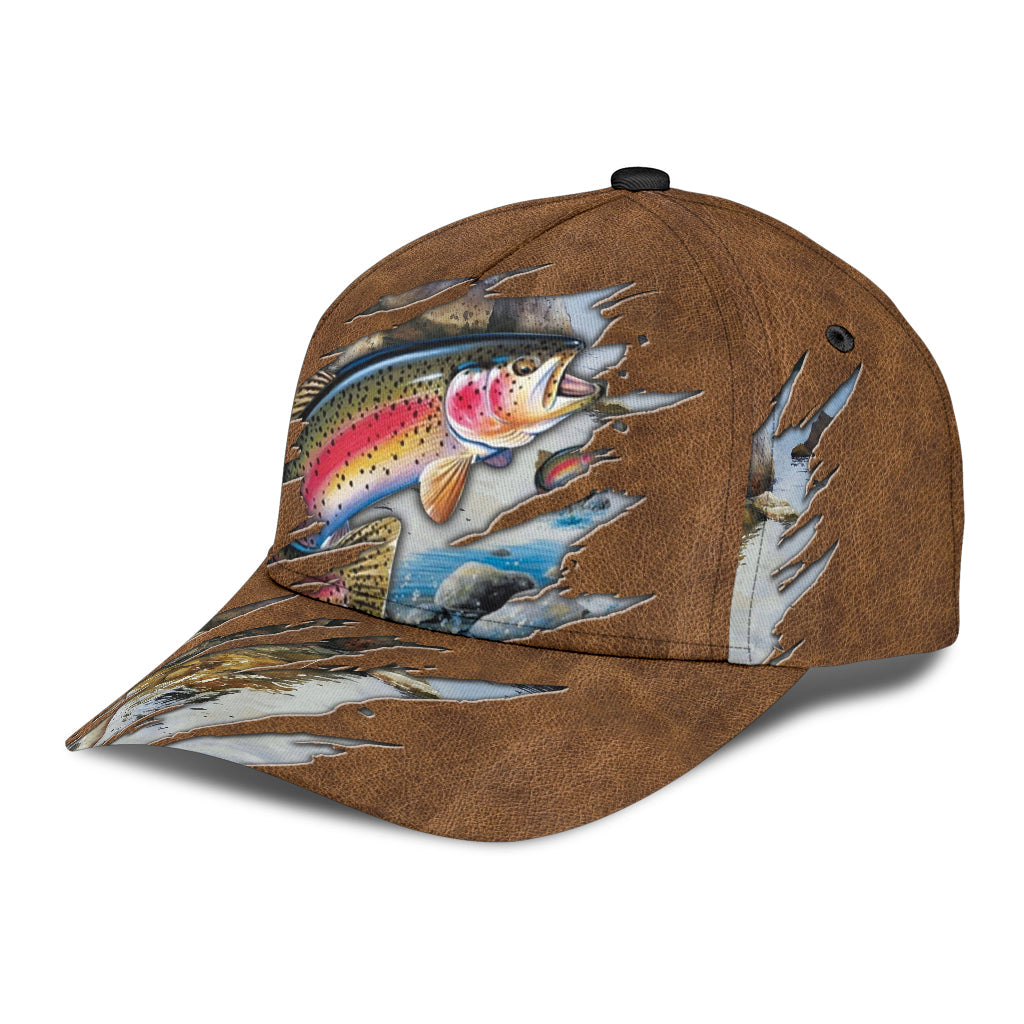 Fishing Classic Cap, Gift for Fishing Lovers Trucker Hats Custom Hats Gifts For Men & Women