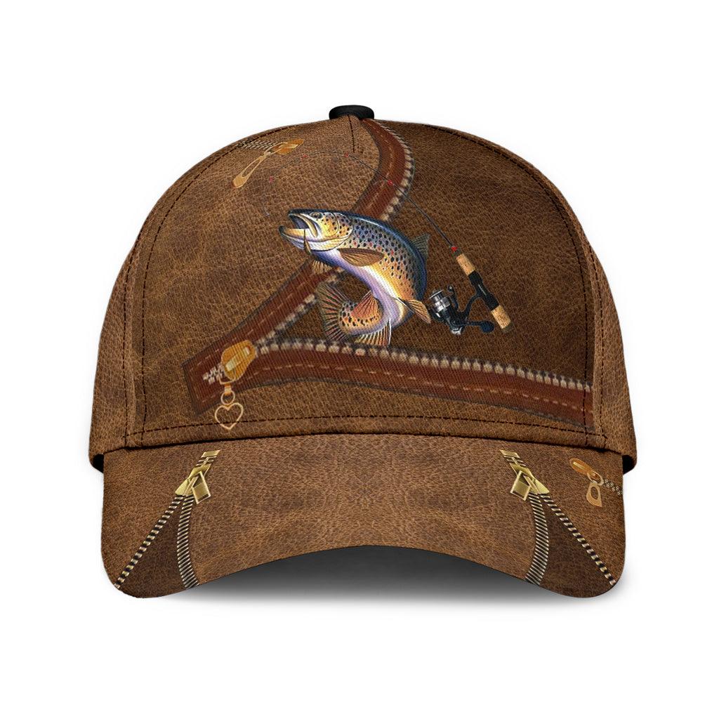 Fishing Classic Cap, Gift for Fishing Lovers Trucker Hats Custom Hats Gifts For Men & Women