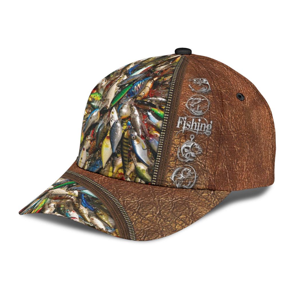 Fishing Classic Cap, Gift for Fishing Lovers Trucker Hats Custom Hats Gifts For Men & Women