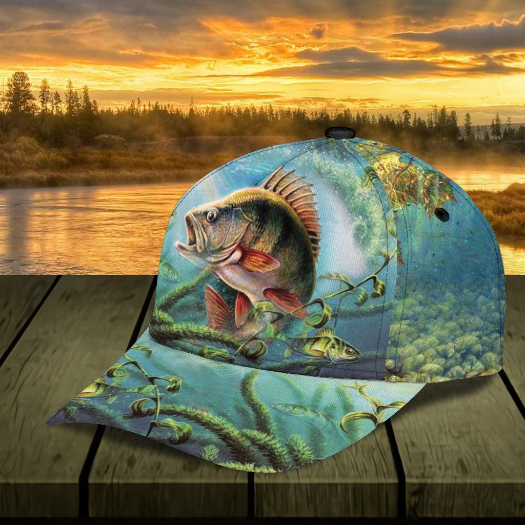 Fishing Classic Cap, Gift for Fishing Lovers Trucker Hats Custom Hats Gifts For Men & Women