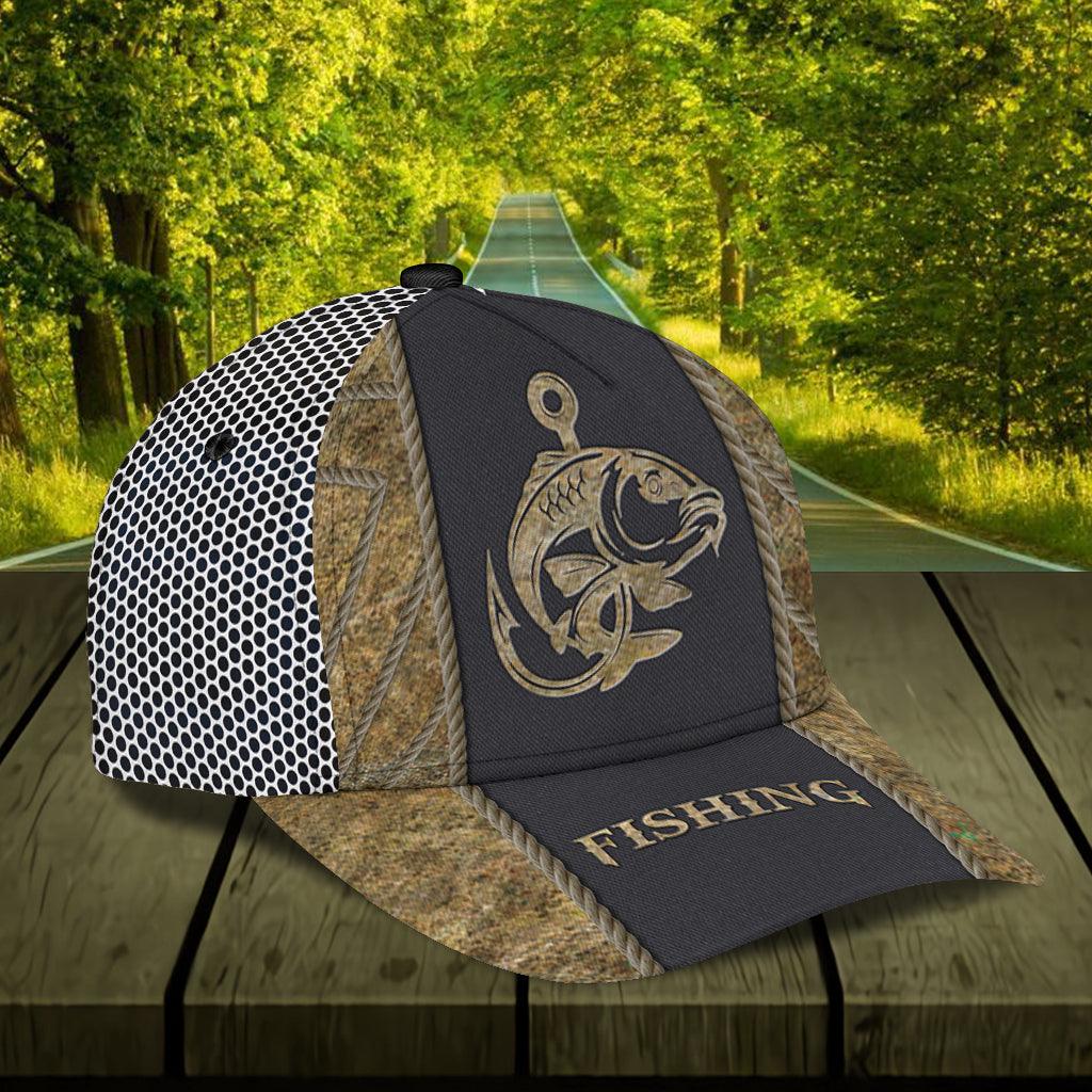 Fishing Classic Cap, Gift for Fishing Lovers Trucker Hats Custom Hats Gifts For Men & Women