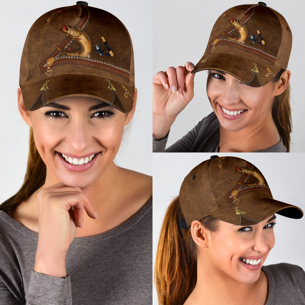 Fishing Classic Cap, Gift for Fishing Lovers Trucker Hats Custom Hats Gifts For Men & Women