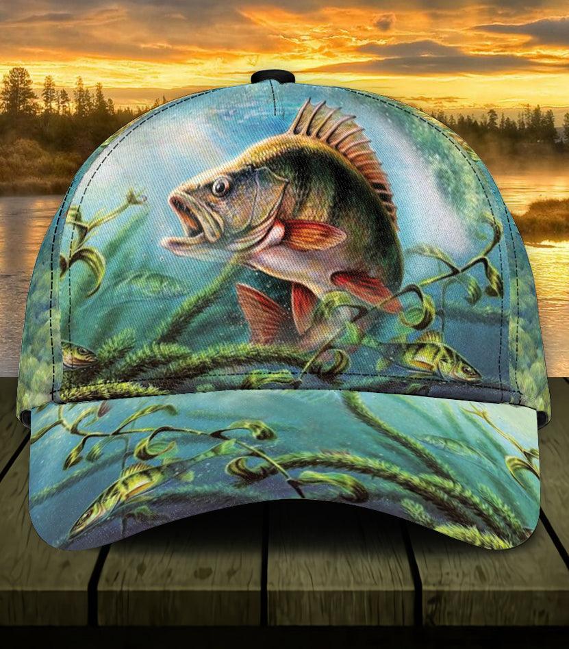 Fishing Classic Cap, Gift for Fishing Lovers Trucker Hats Custom Hats Gifts For Men & Women