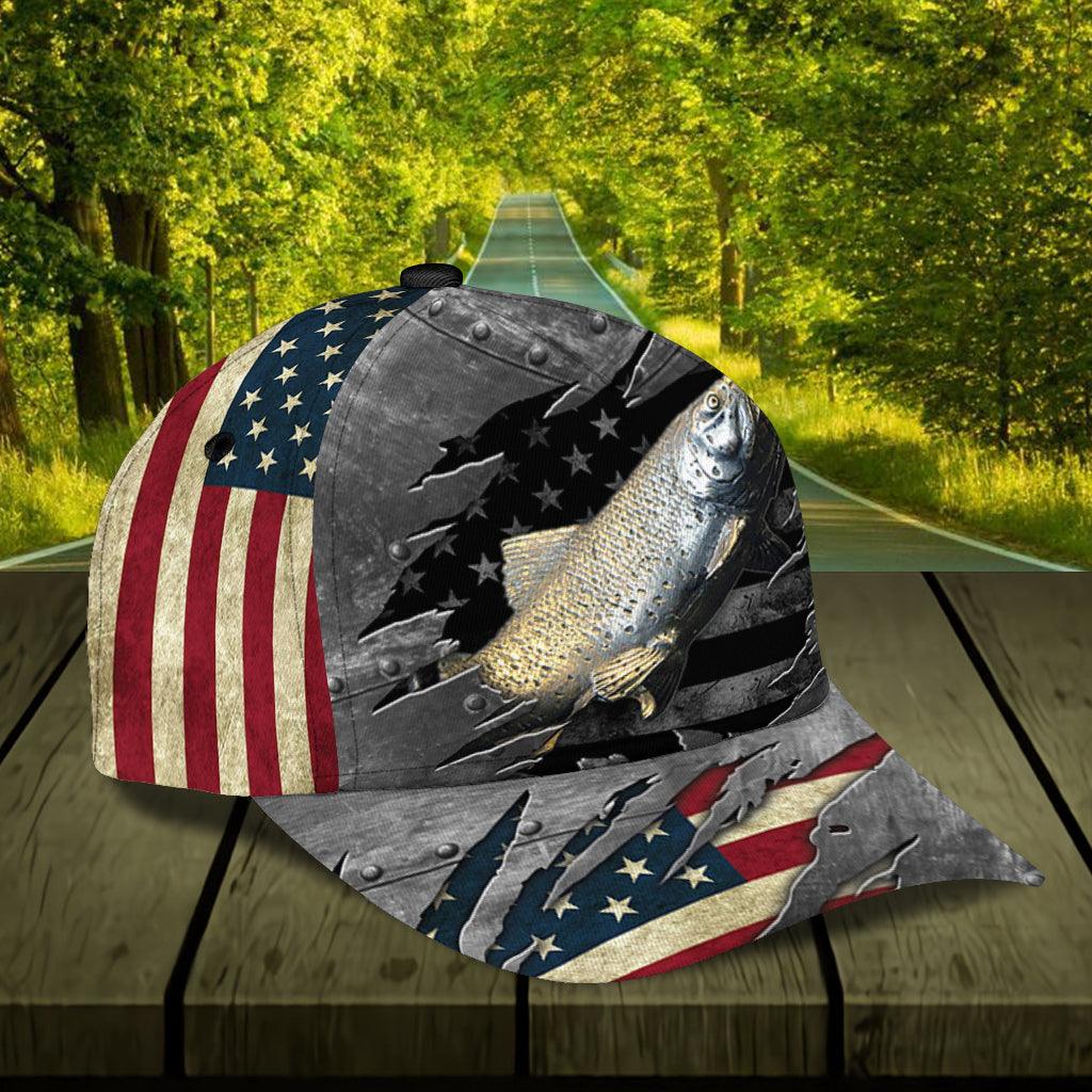 Fishing Classic Cap, Gift for Fishing Lovers Trucker Hats Custom Hats Gifts For Men & Women