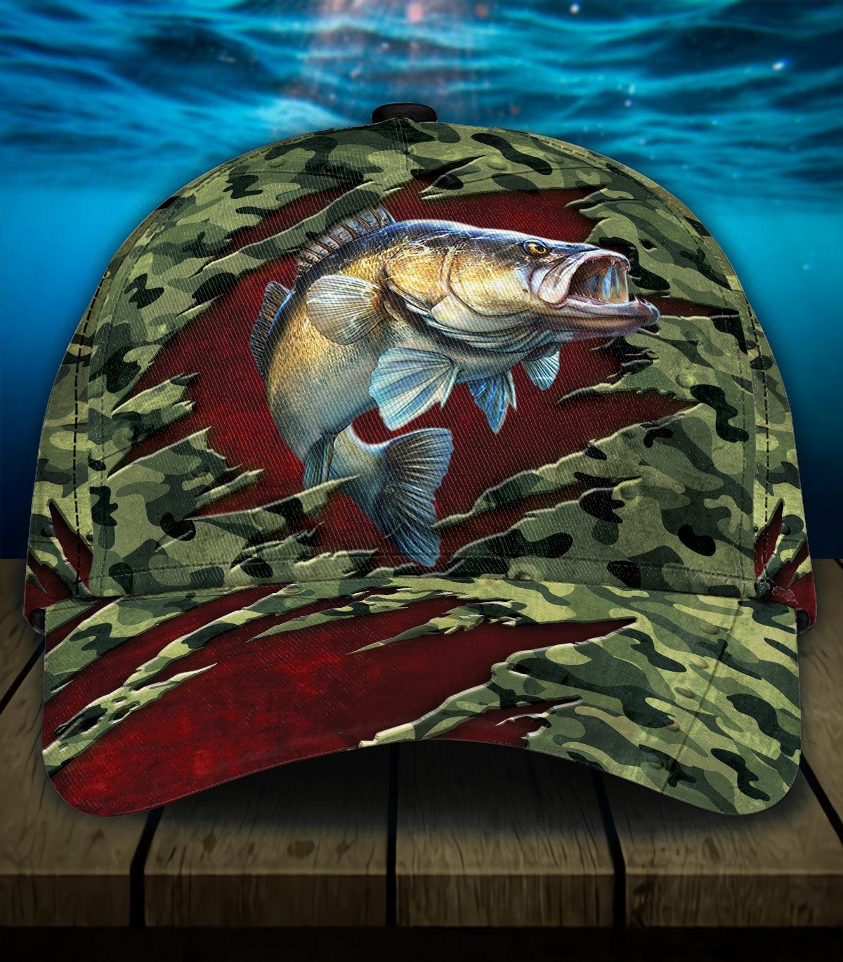 Fishing Classic Cap, Gift for Fishing Lovers Trucker Hats Custom Hats Gifts For Men & Women