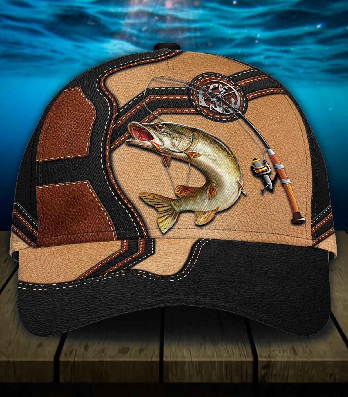 Fishing Classic Cap, Gift for Fishing Lovers Trucker Hats Custom Hats Gifts For Men & Women