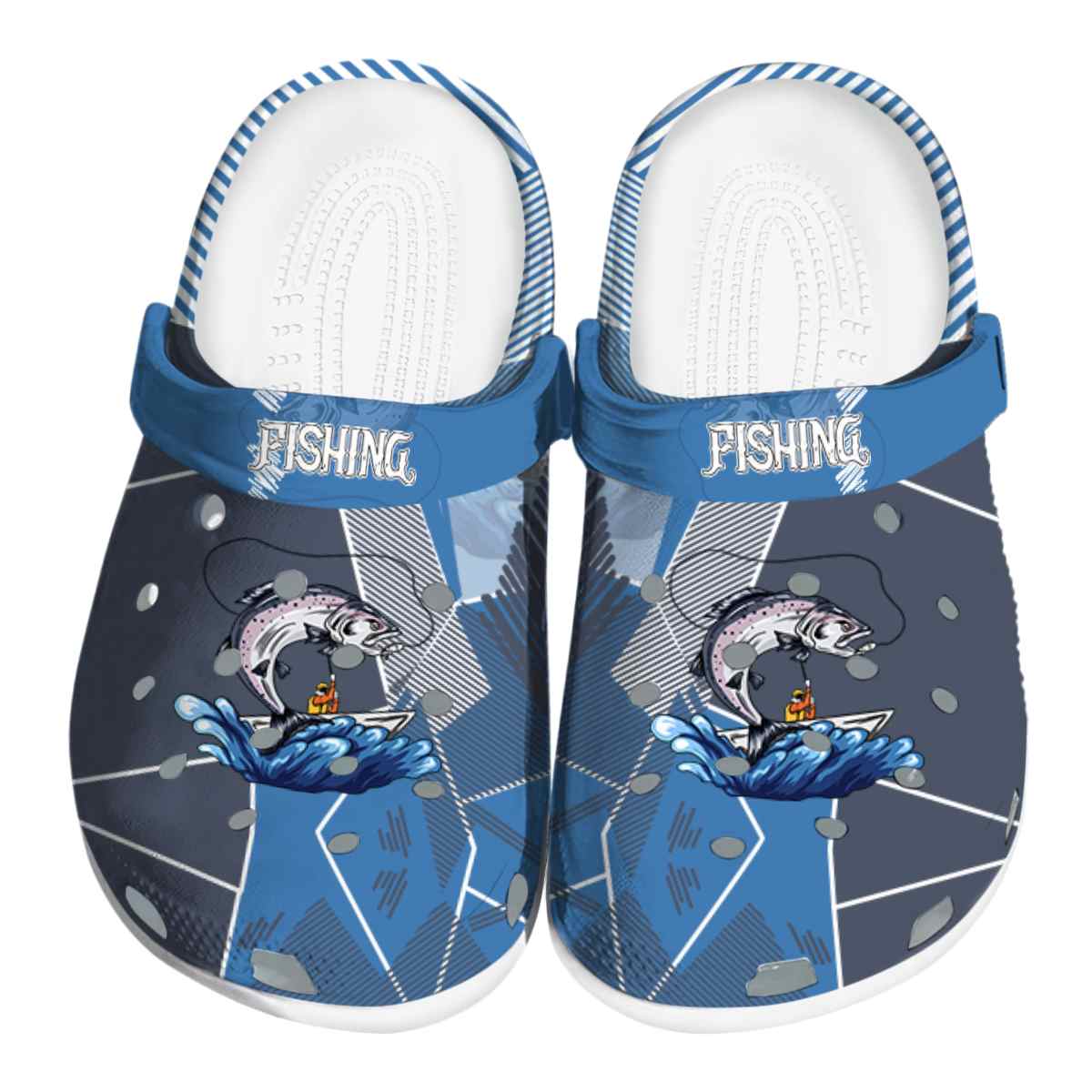 Fishing Crocs Crocband Clogs Shoes Comfortable For Men Women and Kids