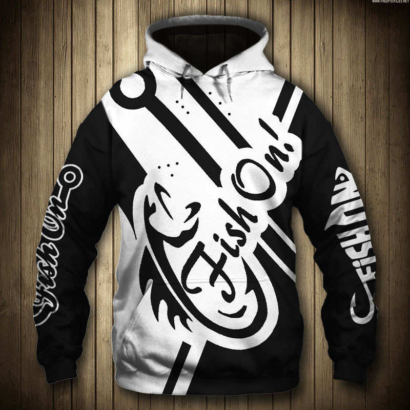Fishing Fish On 3D All Over Print Hoodie, Zip Hoodie