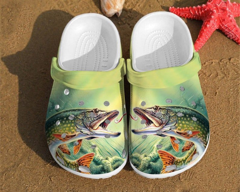 Fishing Fisherman Rubber clog Shoes Comfy Footwear