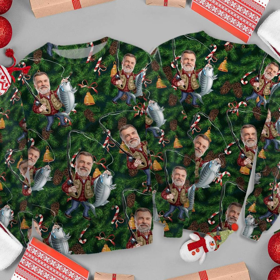 Fishing Lover - Personalized Fishing Ugly Sweatshirt