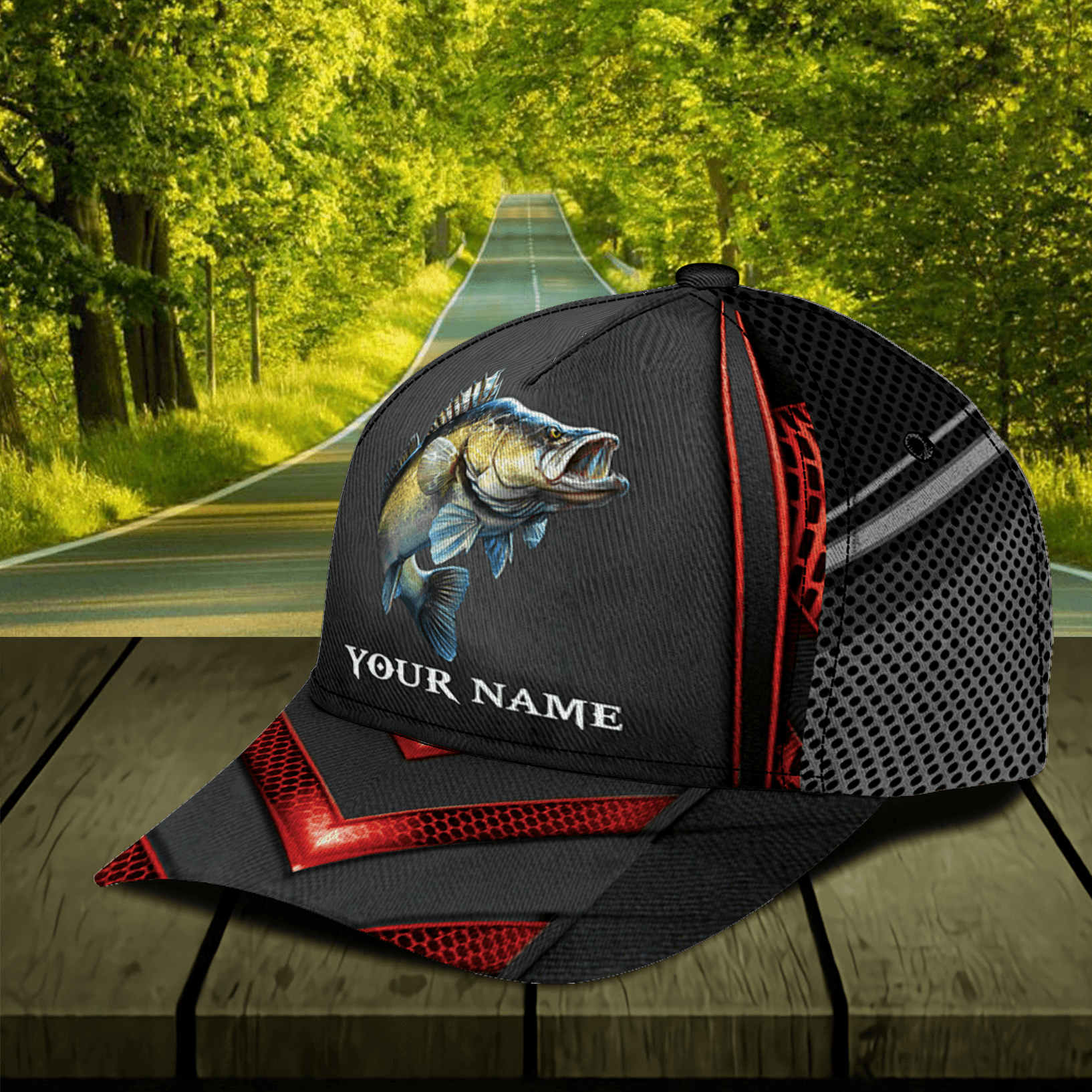 Fishing Lovers Personalized Classic Cap, Personalized Gift for Fishing Lovers Trucker Hats Custom Hats Gifts For Men & Women