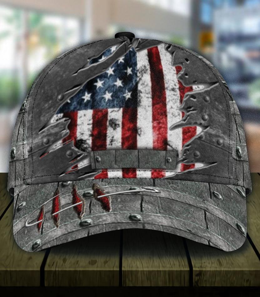 Fishing Metal Personalized Classic Cap, Personalized Gift for Fishing Lovers Trucker Hats Custom Hats Gifts For Men & Women