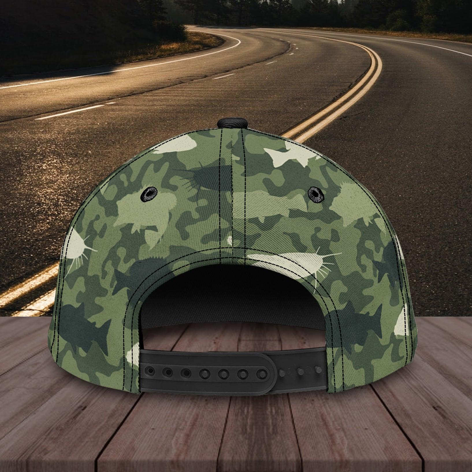 Fishing Personalized Classic Cap, Personalized Gift for Fishing Lovers Trucker Hats Custom Hats Gifts For Men & Women