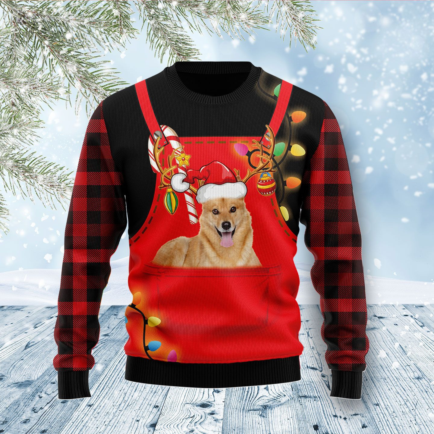 Fishing Ugly Christmas Sweater Adult 3D Funny Matching for family