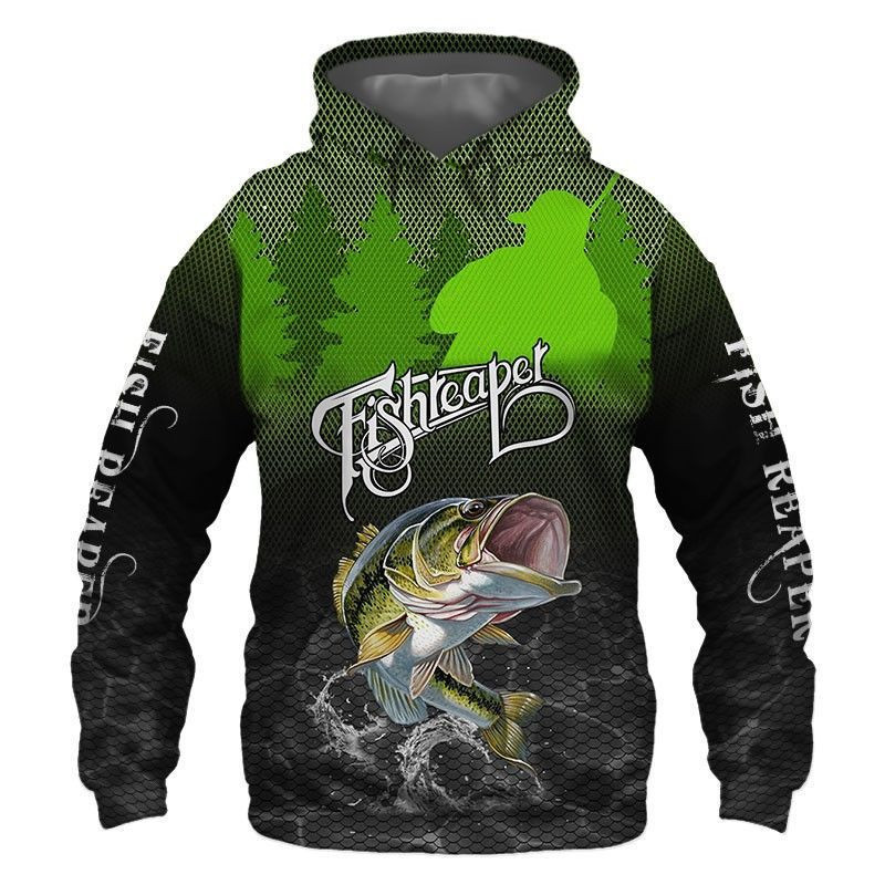 Fishreaper 3D All Over Print Hoodie, Zip Hoodie