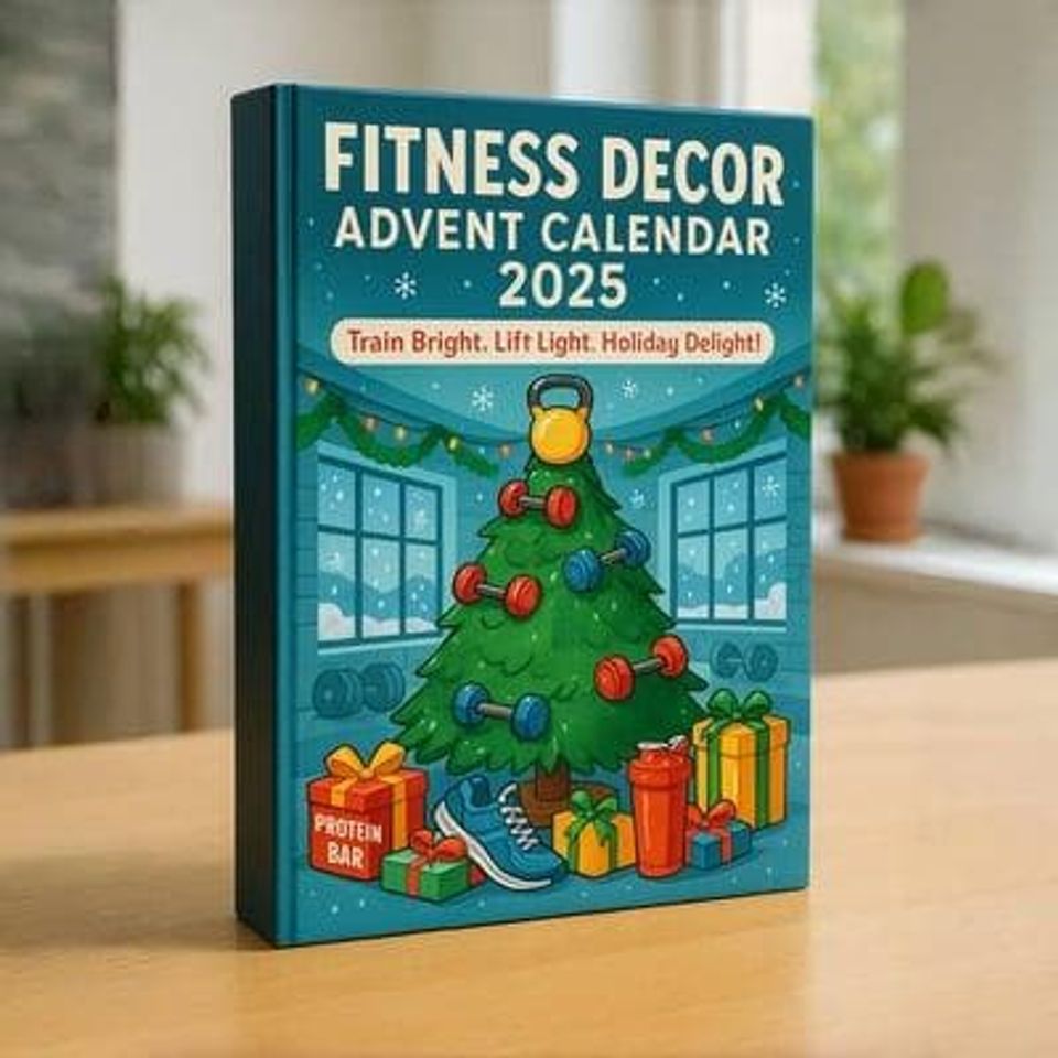 Fitness Decor Advent Calendar 2025, 24 Gym Equipment Ornaments, Christmas Countdown Gift, Workout Lover Decor, Weightlifting - Image 4