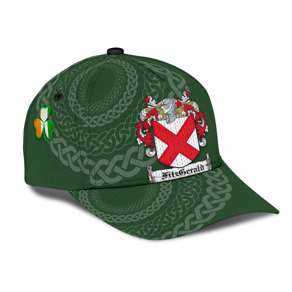 Fitzgerald Coat Of Arms - Irish Family Crest St Patrick's Day Hat Classic Cap Trucker Hats Custom Hats Gifts For Men & Women