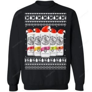 Five Flavors White Claw Hard Seltzer Ugly Christmas Sweater Adult 3D Funny Matching for family