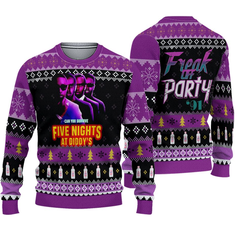 Five Nights At Diddys Ugly Sweater, OnCoast Aint No Party Like a Diddy