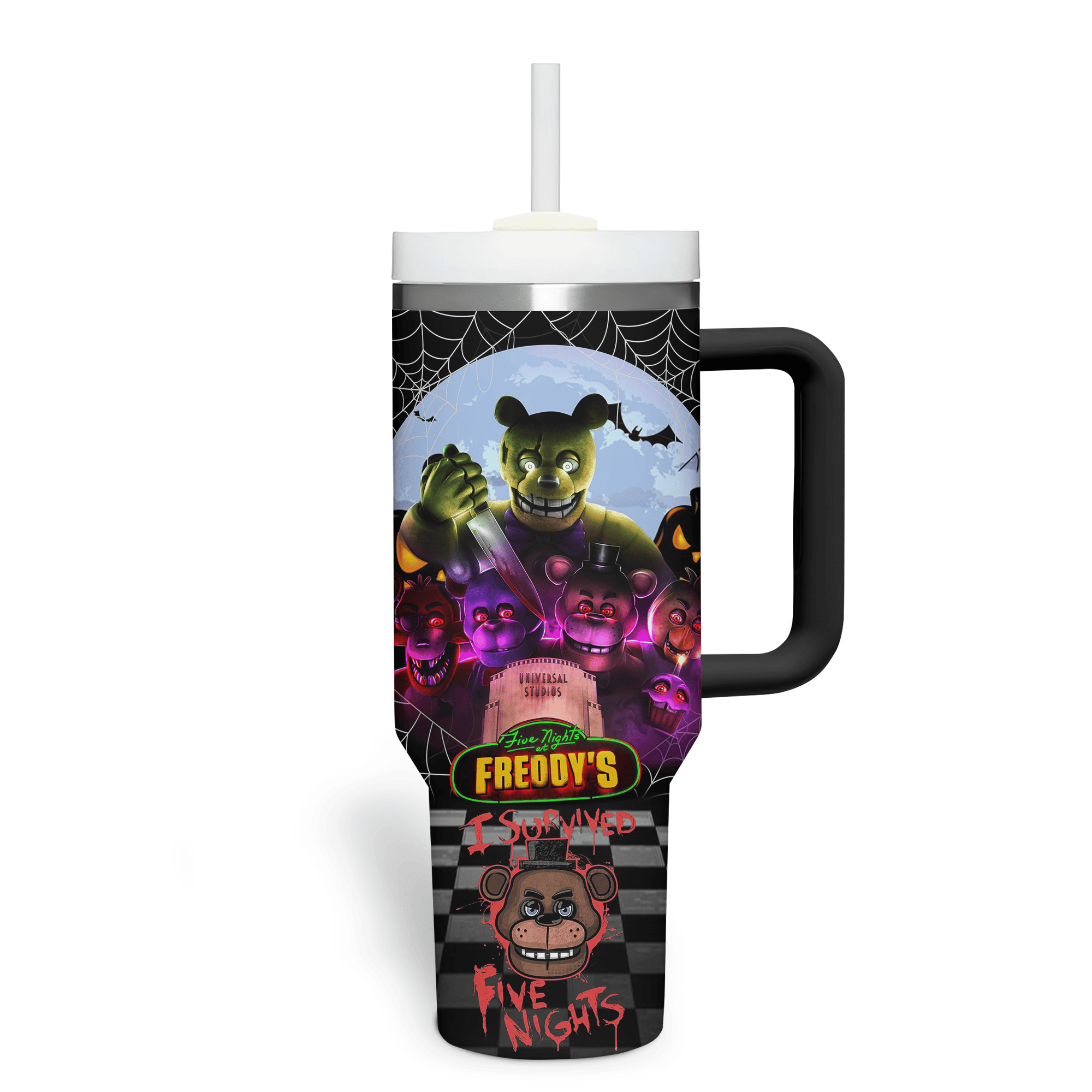 Five Nights at Freddy’s Cartoon Custom Stanley Cup 40 oz 30 oz Tumbler With HandleTVC2301529 - Image 4