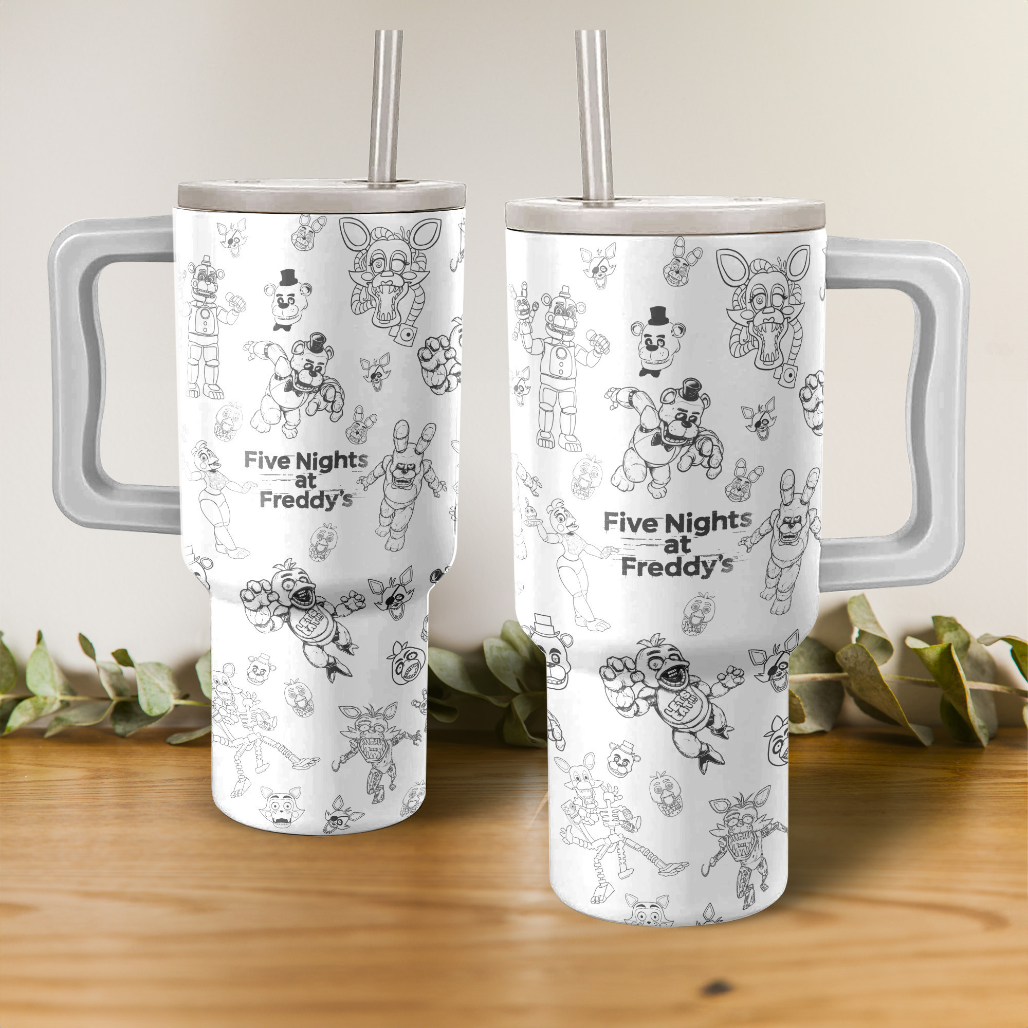 Five Nights at Freddyâ€™s Games Custom Stanley Cup 40 oz 30 oz Tumbler With HandleTVC2301152