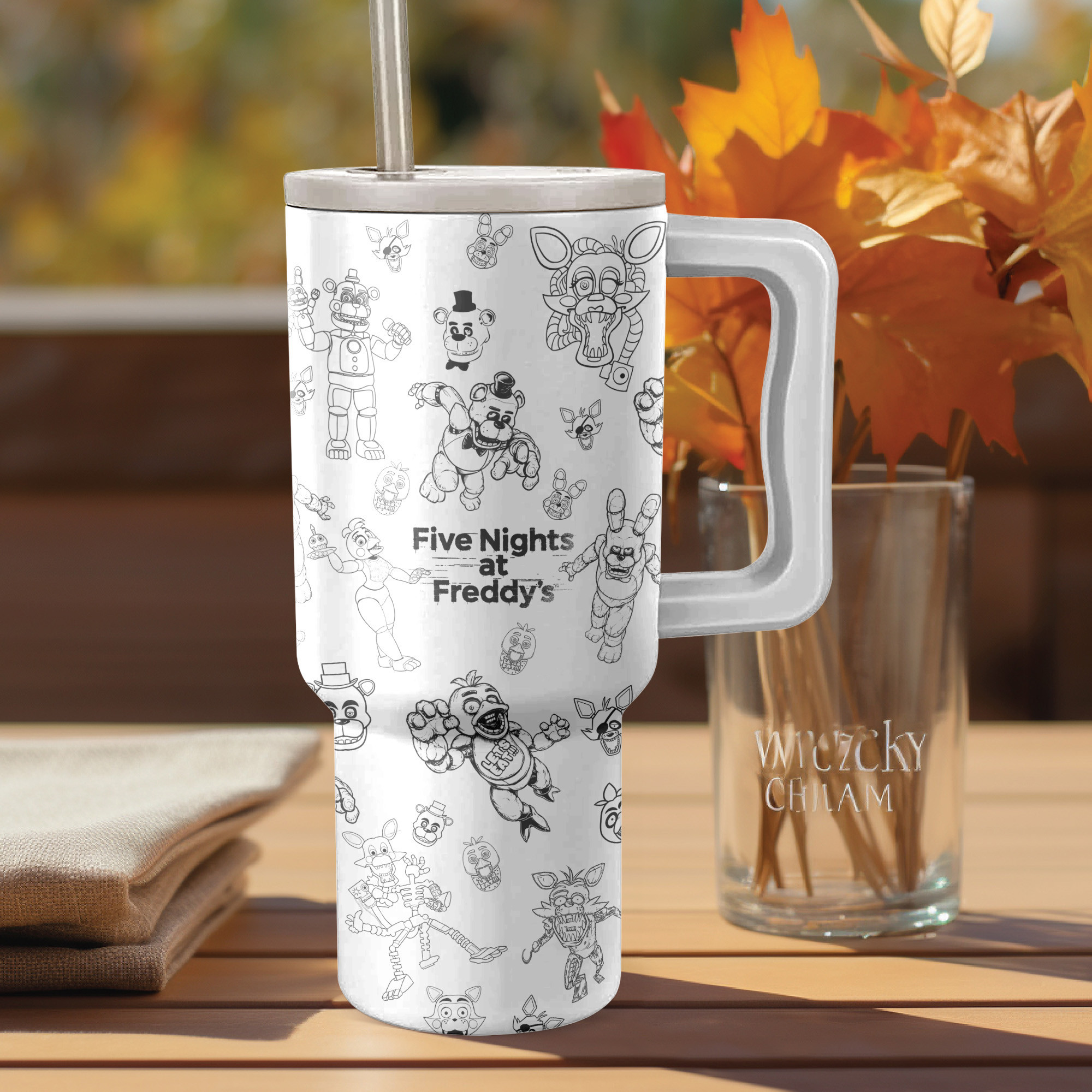 Five Nights at Freddy’s Games Custom Stanley Cup 40 oz 30 oz Tumbler With HandleTVC2301152 - Image 3