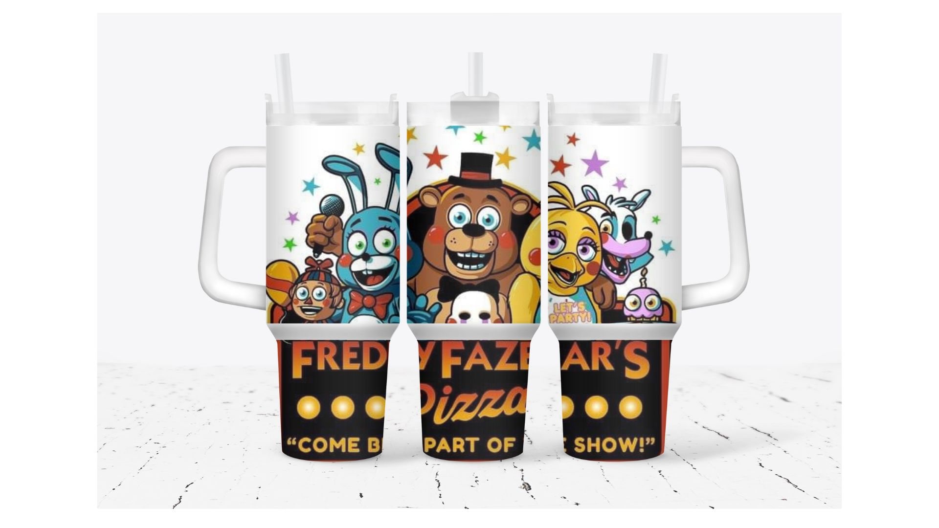 Five Nights At Freddyâ€™s Games Custom Stanley Cup 40 oz 30 oz Tumbler With HandleTVC2301929